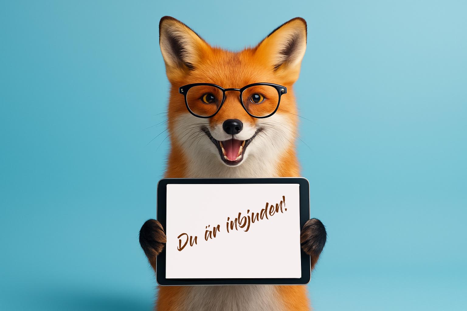 En digital inbjudan