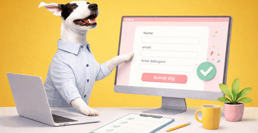 Anmälningssida – så skapar du en enkel och gratis anmälningssida