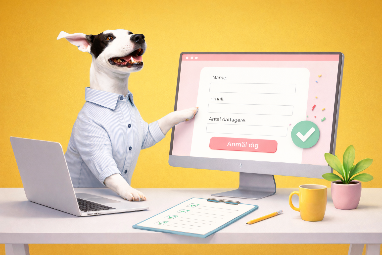 Anmälningssida – så skapar du en enkel och gratis anmälningssida